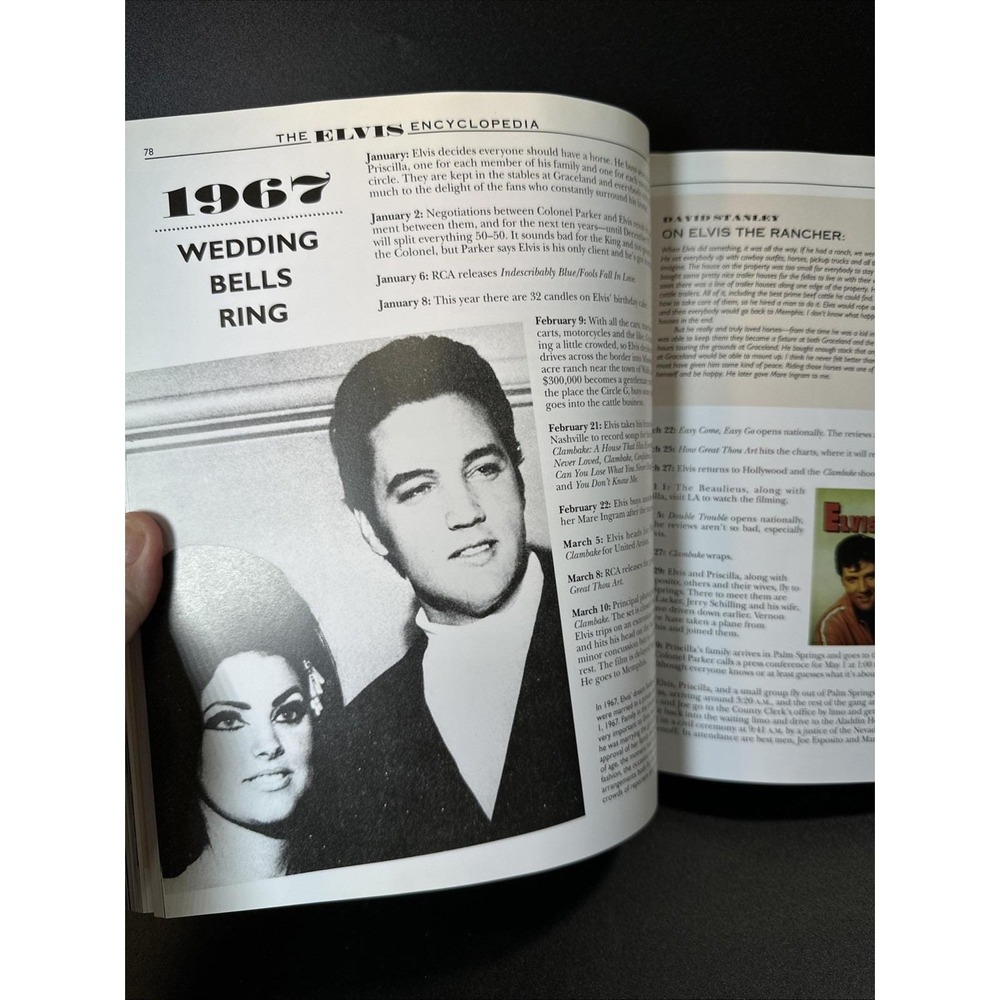 The Elvis Encyclopedia - Hardcover Stanley, David E.|Coffey, Frank 2000 Reprint - Picture 8 of 12